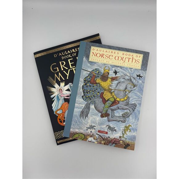 New Delecorte Press D'Aulaires' Book of Norse Myths & Greek Myths Bundle of 2 - Picture 1 of 7